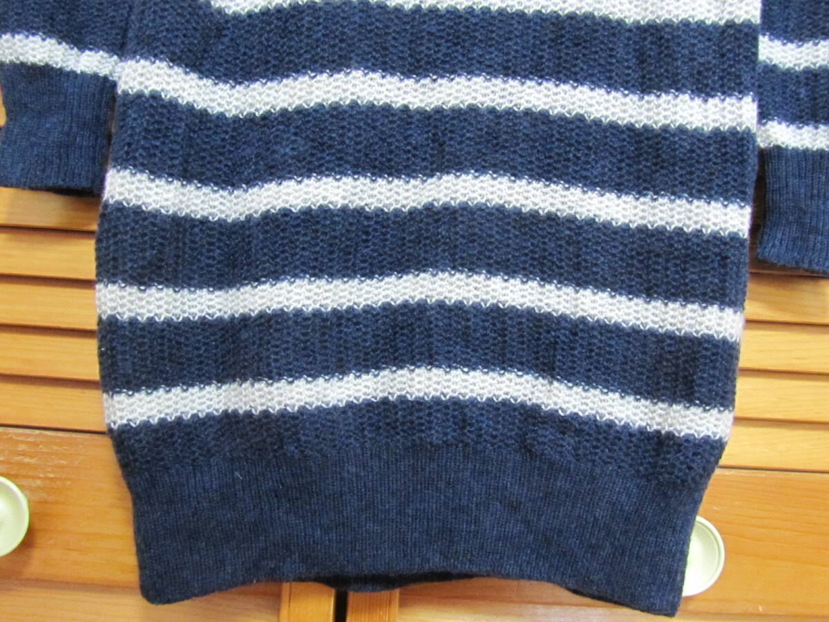 難あり　無印良品　羊毛素材　ざっくり編みのロングセーター　Ｍ