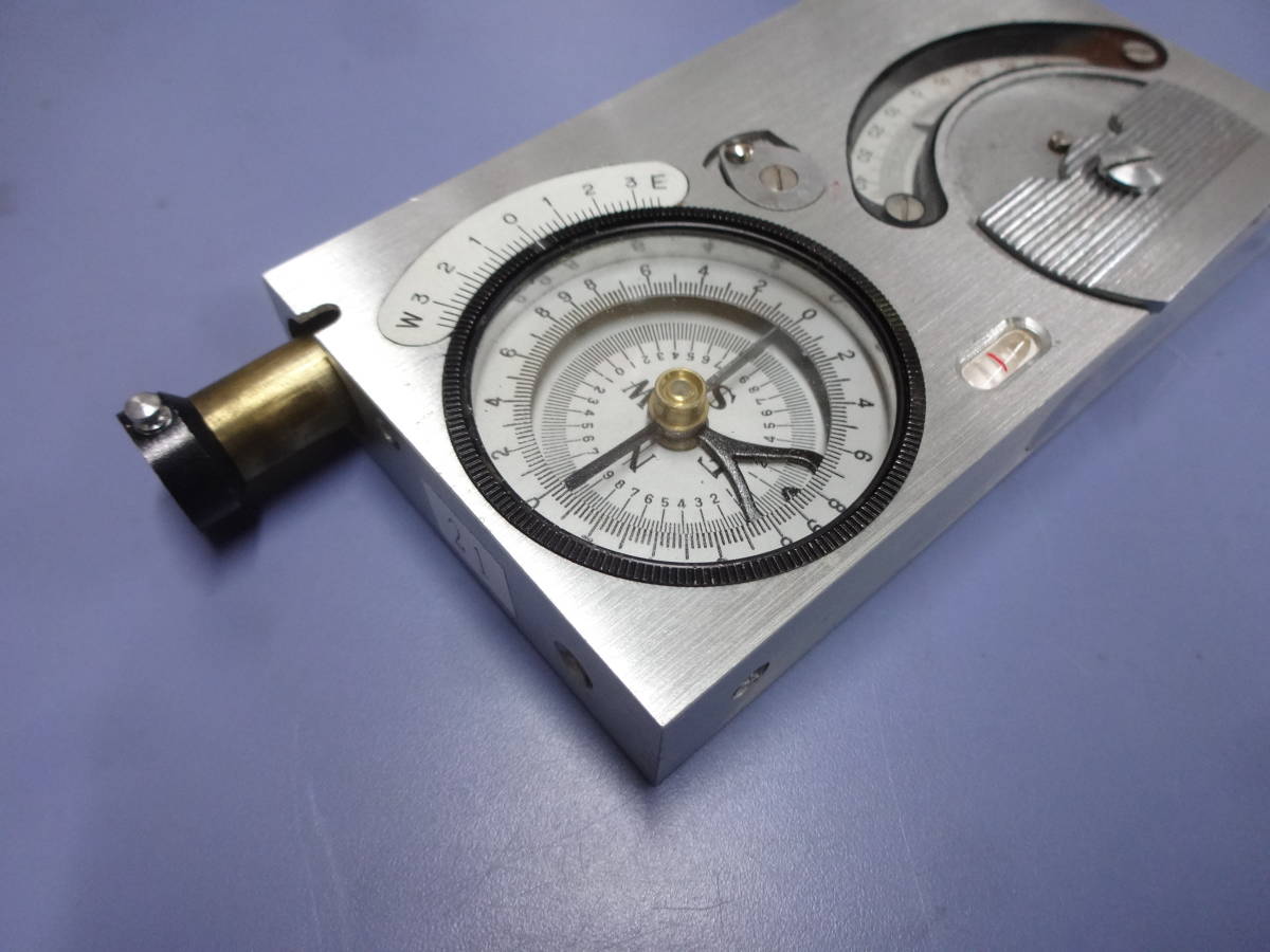 クリノメーター 傾斜計 水平 計測機 コンパス アウトドア の画像3