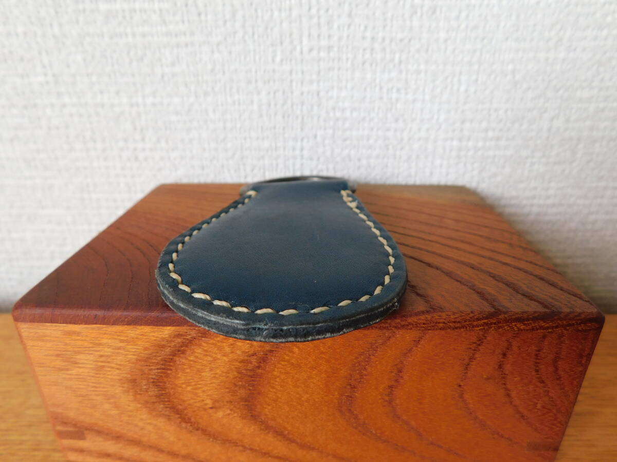 # leather craft original leather | key holder | navy blue color -1| hand made | free shipping 