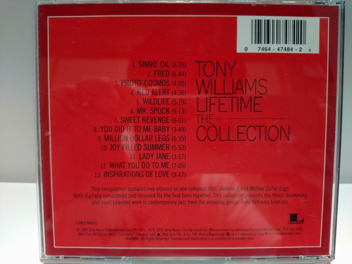 TONY WILLIAMS LIFETIME THE COLLECTION 【輸入盤 リマスター】トニー・ウイリアムス