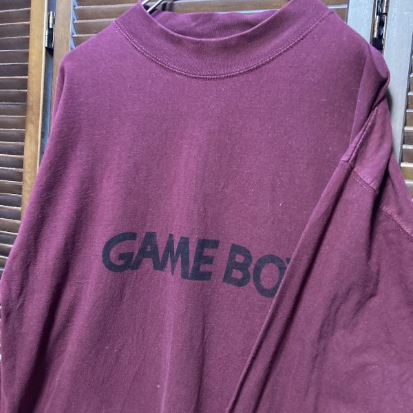 AFPI 1スタ 赤 ロゴ スウェット ゲームボーイ GAMEBOY レトロ - 90s 00s ビンテージ アメリカ 古着 ベール 卸 仕入れの画像1