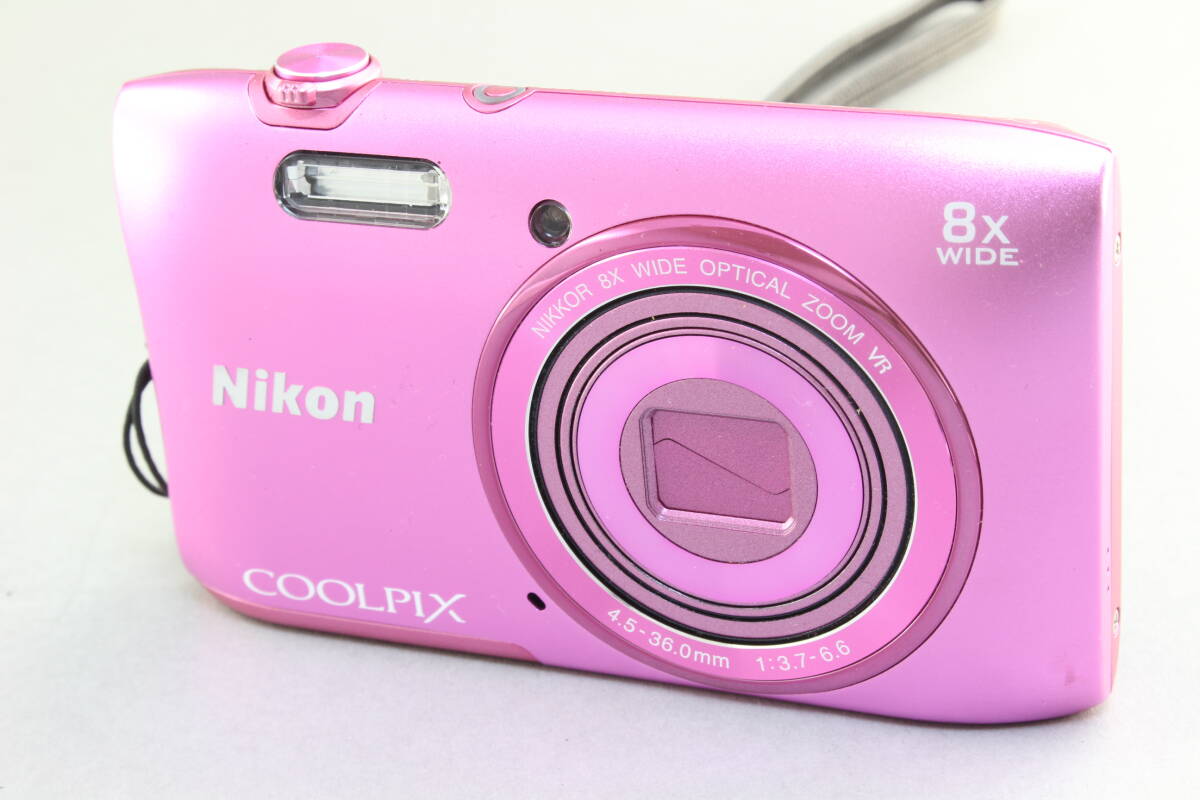 9380円 AB+ (良品) Nikon ニコン COOLPIX S3600 ピンク 初期不良 9380円 AB+ (良品) Nikon ニコン COOLPIX S3600 ピンク 初期不良