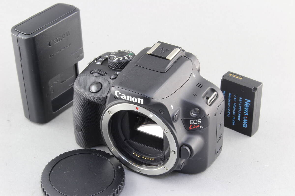 D (一部難あり) Canon キヤノン EOS Kiss X7 ボディ ショット数1345回 返品不可