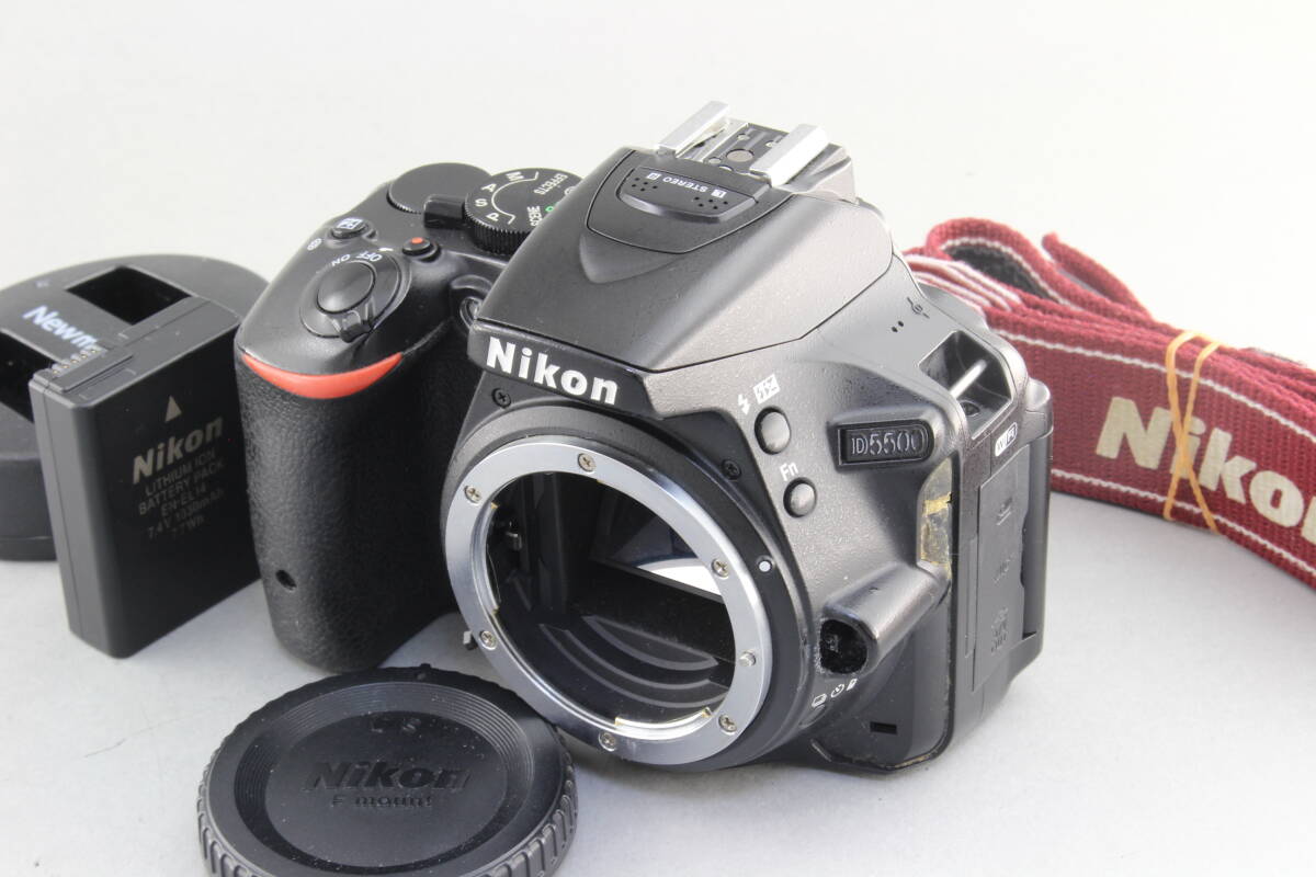 B (並品) Nikon ニコン D5500 ボディ 注意書きあり 初期不良返品無料 領収書発行可能_画像1