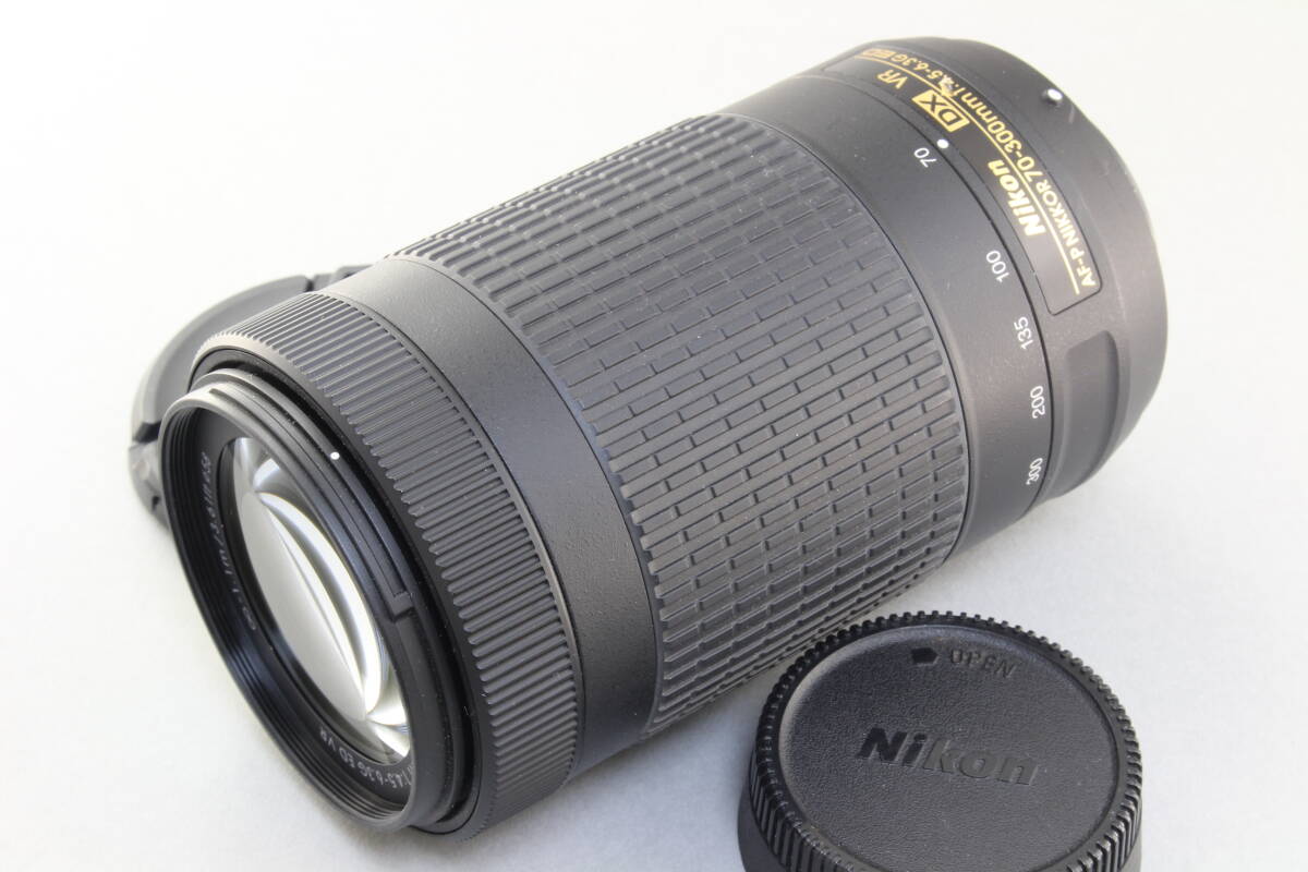 AA (極上美品) Nikon ニコン DX AF-P NIKKOR 70-300mm F4.5-6.3G ED VR 初期不良返品無料 領収書発行可能_画像1