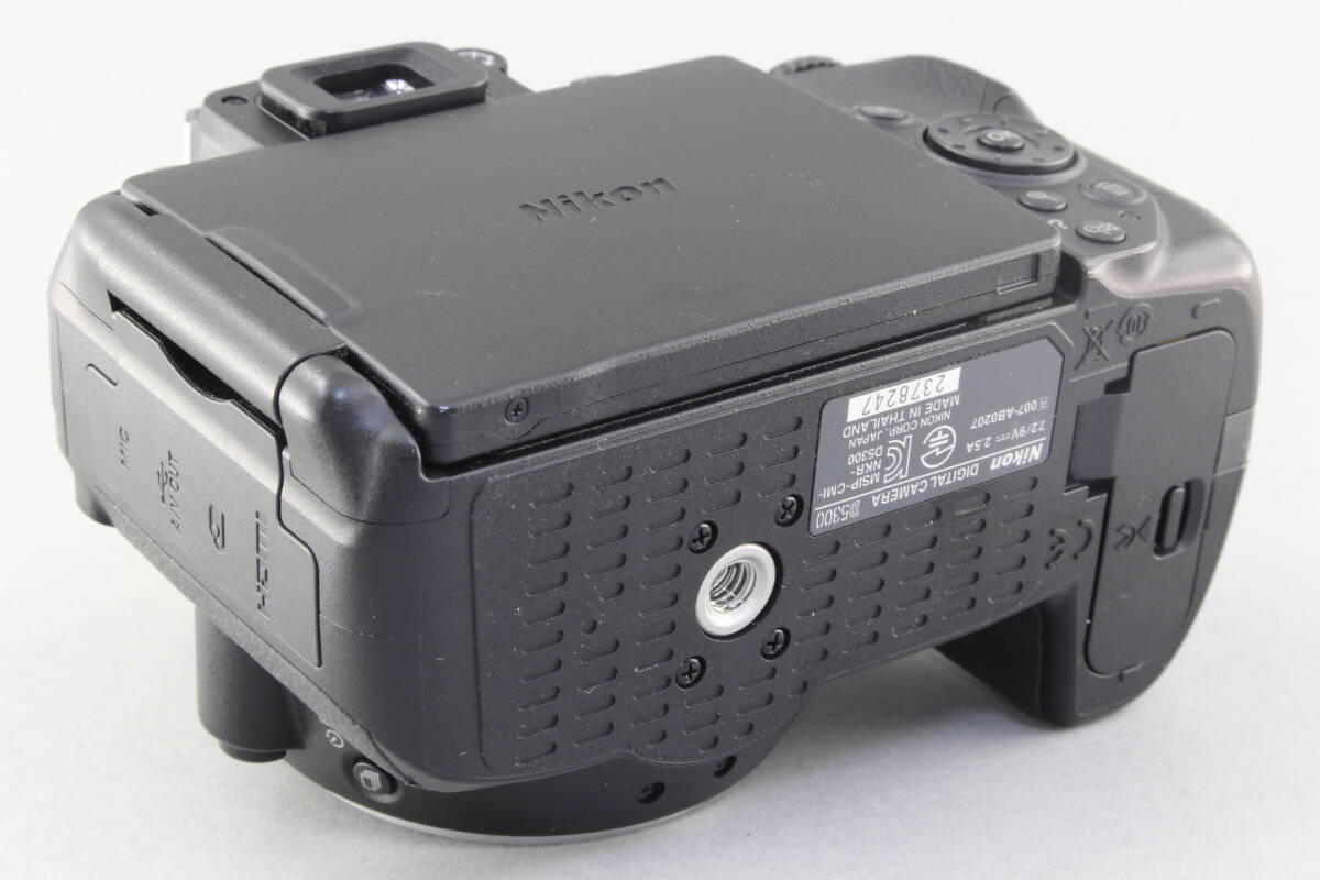 AA (新品級) Nikon ニコン D5300 AF-P NIKKOR 18-55mm レンズキット ショット数3900回 初期不良返品無料 領収書発行可能_画像5