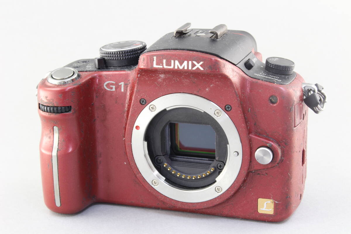 C (実用品) Panasonic パナソニック LUMIX DMC-G1 ボディ レッド 初期不良返品無料 領収書発行可能