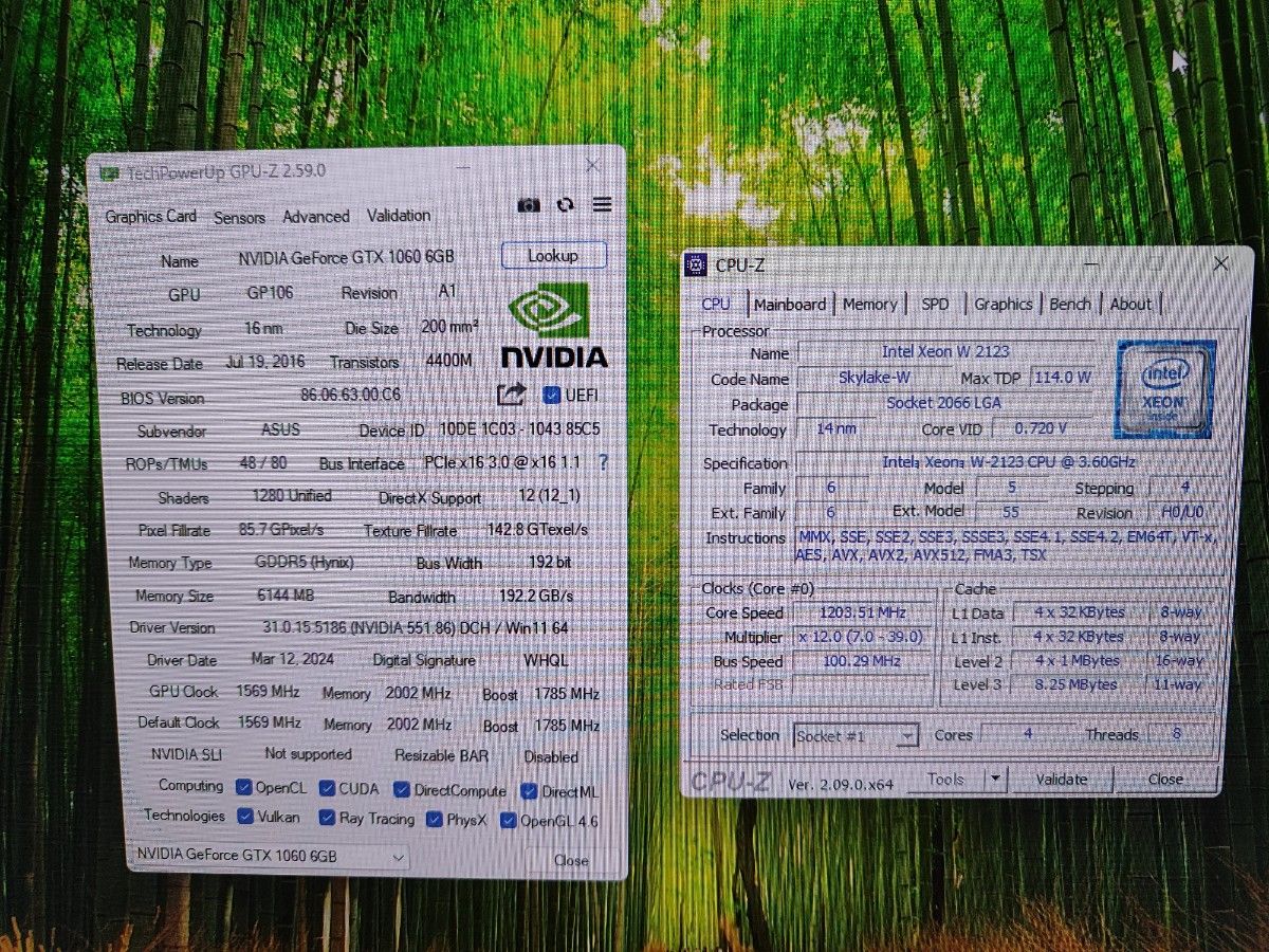 HP Z4 ゲーミングPC XeonW-2123 メモリ32GB M.2SSD512GB HDD2TB GTX1060 Win11