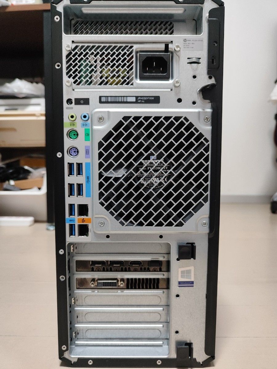 HP Z4 ゲーミングPC XeonW-2123 メモリ32GB M.2SSD512GB HDD2TB GTX1060 Win11