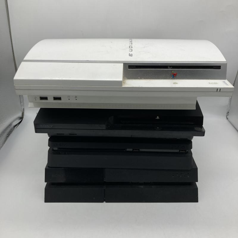 【ジャンク】PS4本体2台＋PS3本体2台セット 1円スタート まとめ売り プレイステーション4 プレイステーション3の画像1