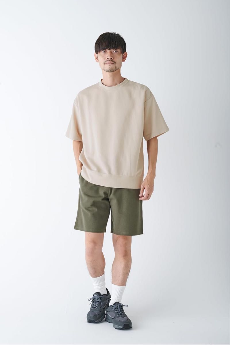 【関税込】 半袖 Tシャツ - ベージュ 半袖 Tシャツ Sサイズ トップス メンズ レディース ユニセックス