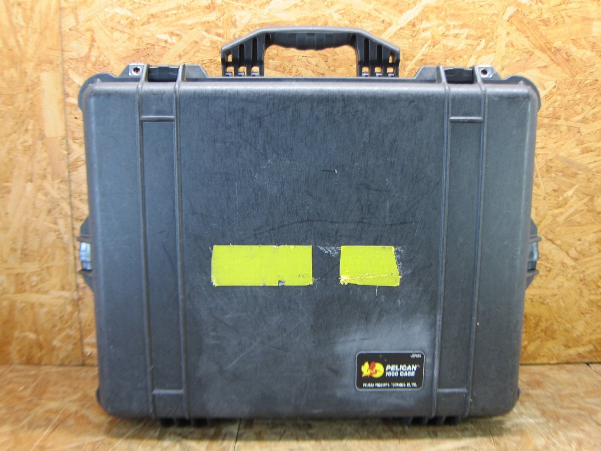 ◎PELICAN 1600 CASE 黒 機器輸送ハードケース ミリタリーケース トランクタイプ 機材ケース◎［H-345]_画像6