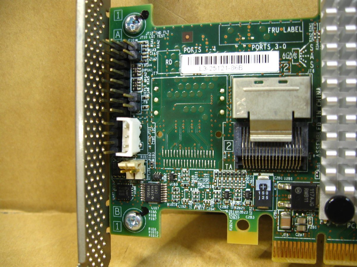 ▽LSI MegaRAID SAS 9260-4i 6Gbps SAS/SATA RAIDコントローラ 512MB PCI-EX 中古 L3-25121-86B_画像3