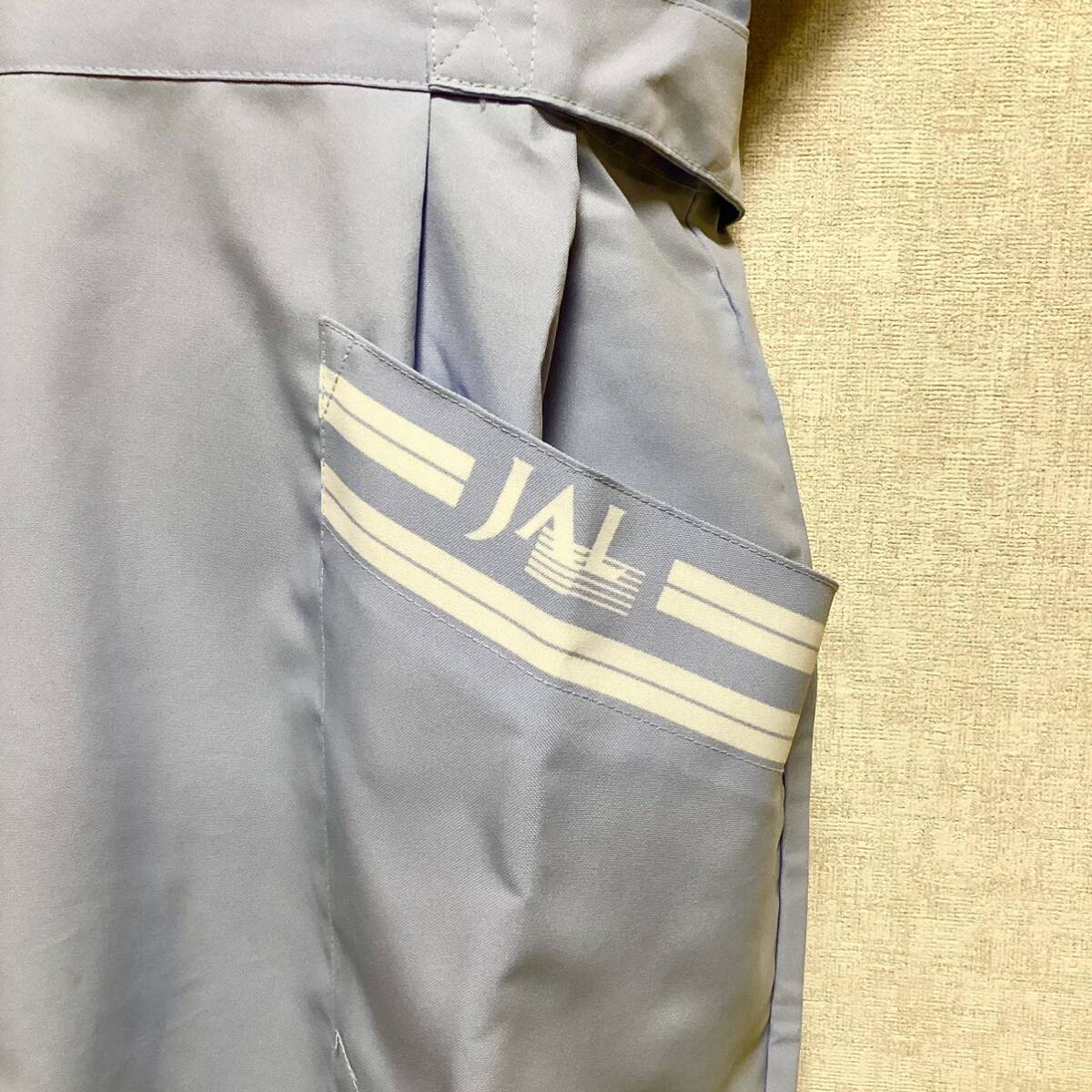 【未使用品】JAL 日本航空 エプロン　スチュワーデス　水色　Mサイズ_画像3
