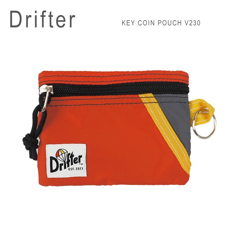 新品 未使用 1円スタート Drifter KEY COIN POUCH DFV0230 ドリフター キーコインポーチ コインケース 定期入れ キーケース 小銭入れの画像1