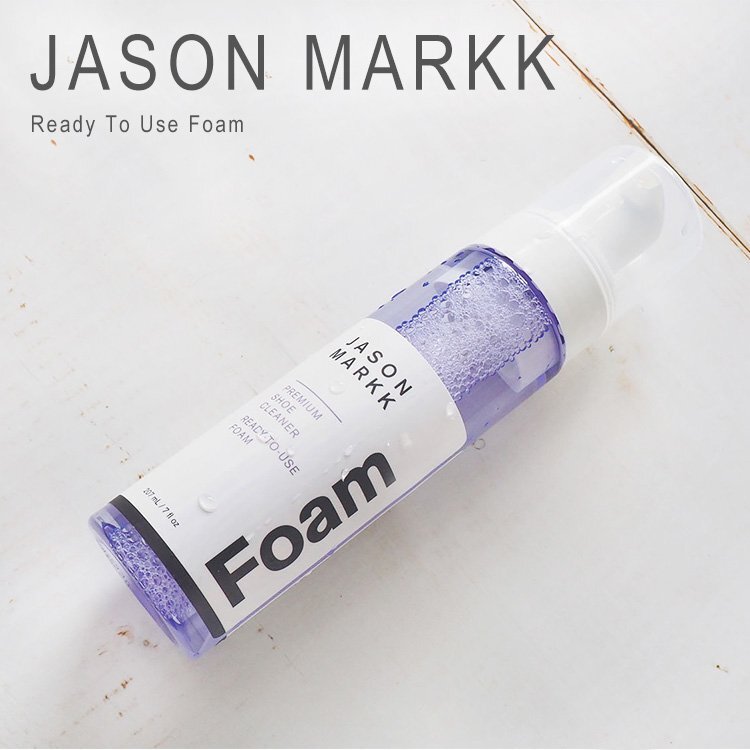 新品 未使用 1円スタート ジェイソンマーク フォーム シューズクリーナー 靴磨き 泡洗剤 JASON MARKK R-T-U-FOAM 7oz 207ml 10200_画像1