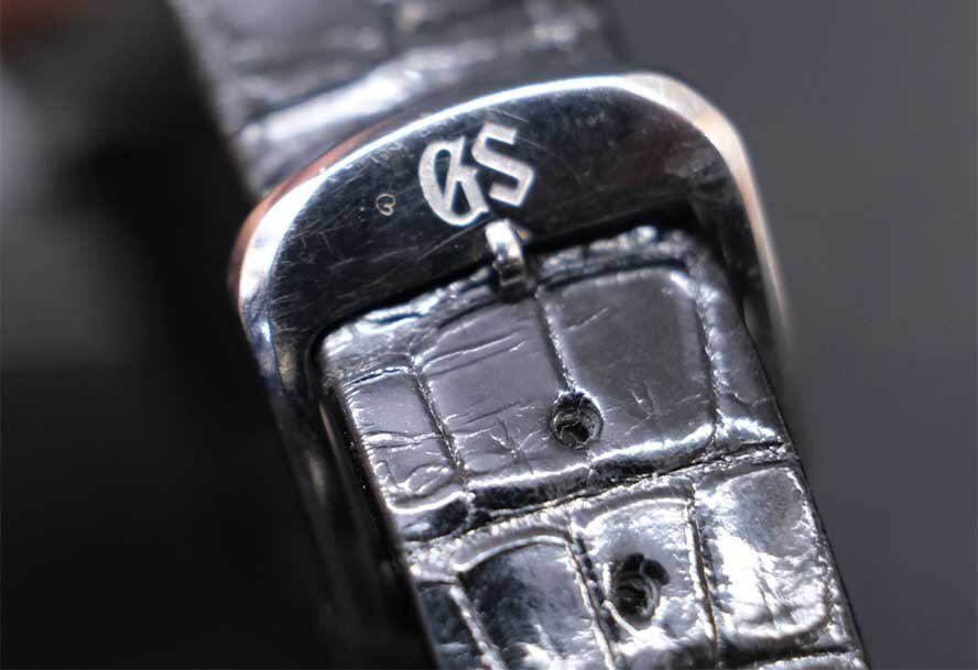 【慈光】2863 グランドセイコー Grand Seiko 8J55-0AA0 電池式 クオーツ メンズ腕時計 稼働品 箱付の画像4
