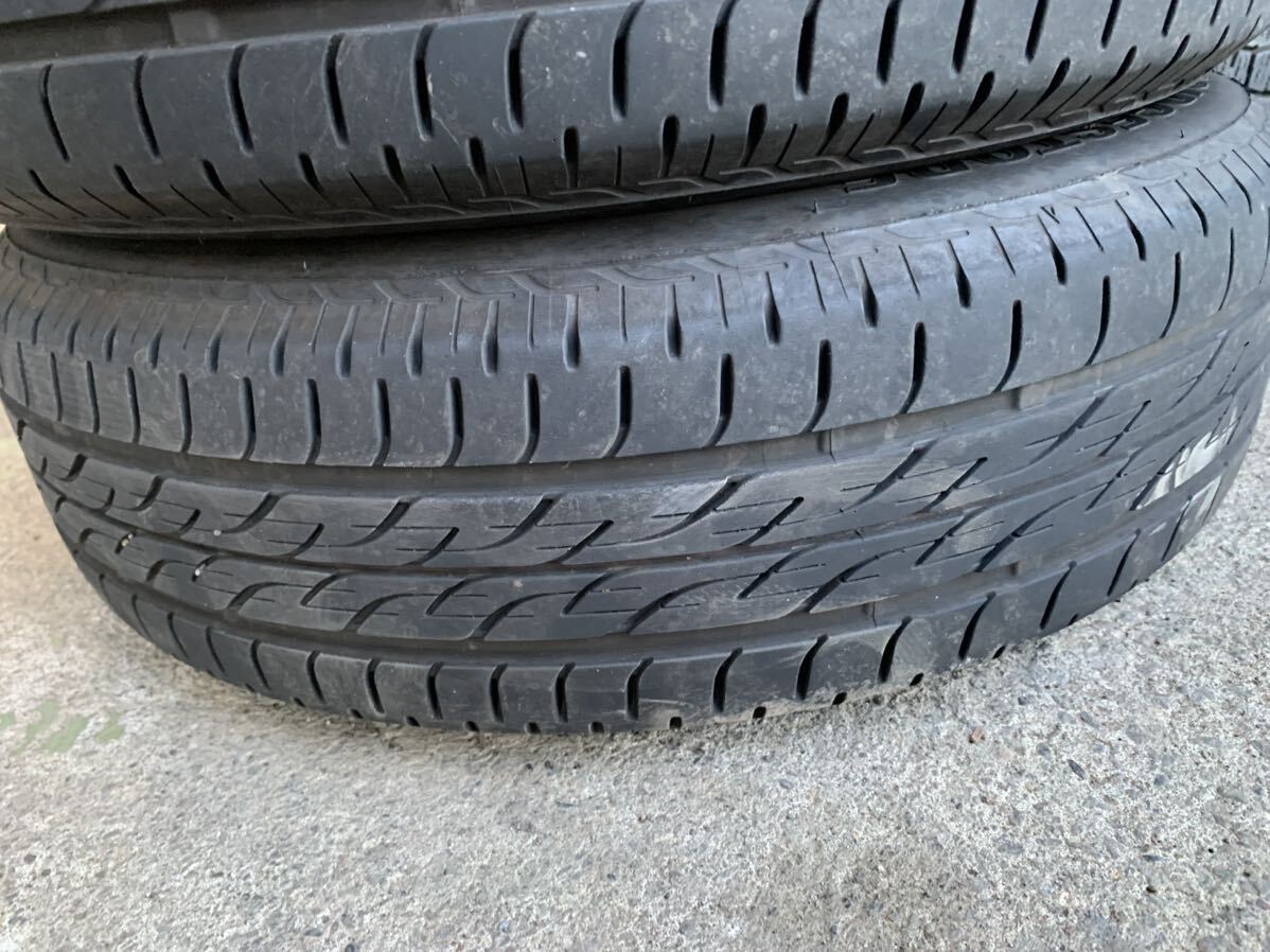 Y1076 155/65R14 bridgestone ブリヂストン2020年 PCD100 4H 4.5J inset 45 4本セット の画像5