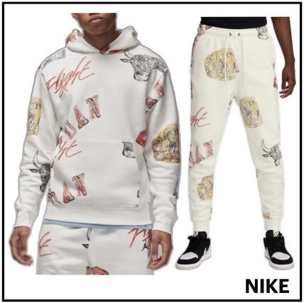 Bibian 比比昂 - 新品 未使用 NIKE JORDAN 総柄 イラスト柄 Bibian 比比昂 - 新品 未使用 NIKE JORDAN 総柄 イラスト柄