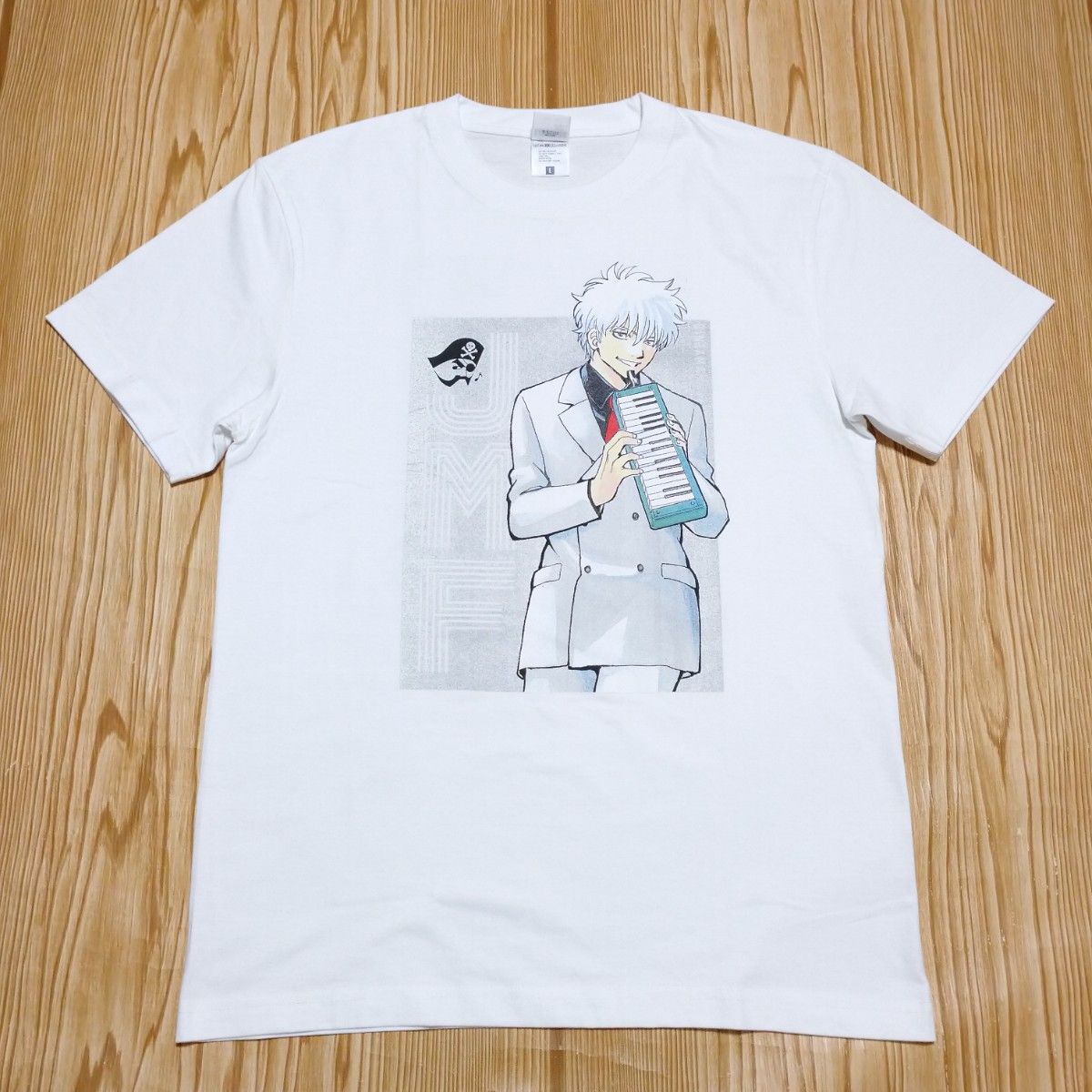 【未使用】銀魂 JUMP MUSIC FESTA ジャンプ ミュージックフェスタ Tシャツ 坂田銀時  L