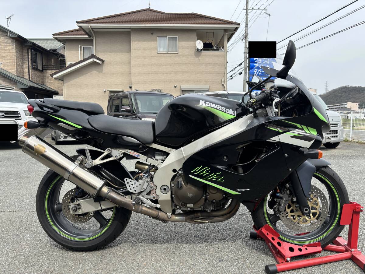 【動画有】Kawasaki カワサキ ZX-9R 車検有 兵庫発 全国配送相談可 カスタム多 ワイバンマフラー 吹け上がり良好 ZX 10R 25Rの画像1