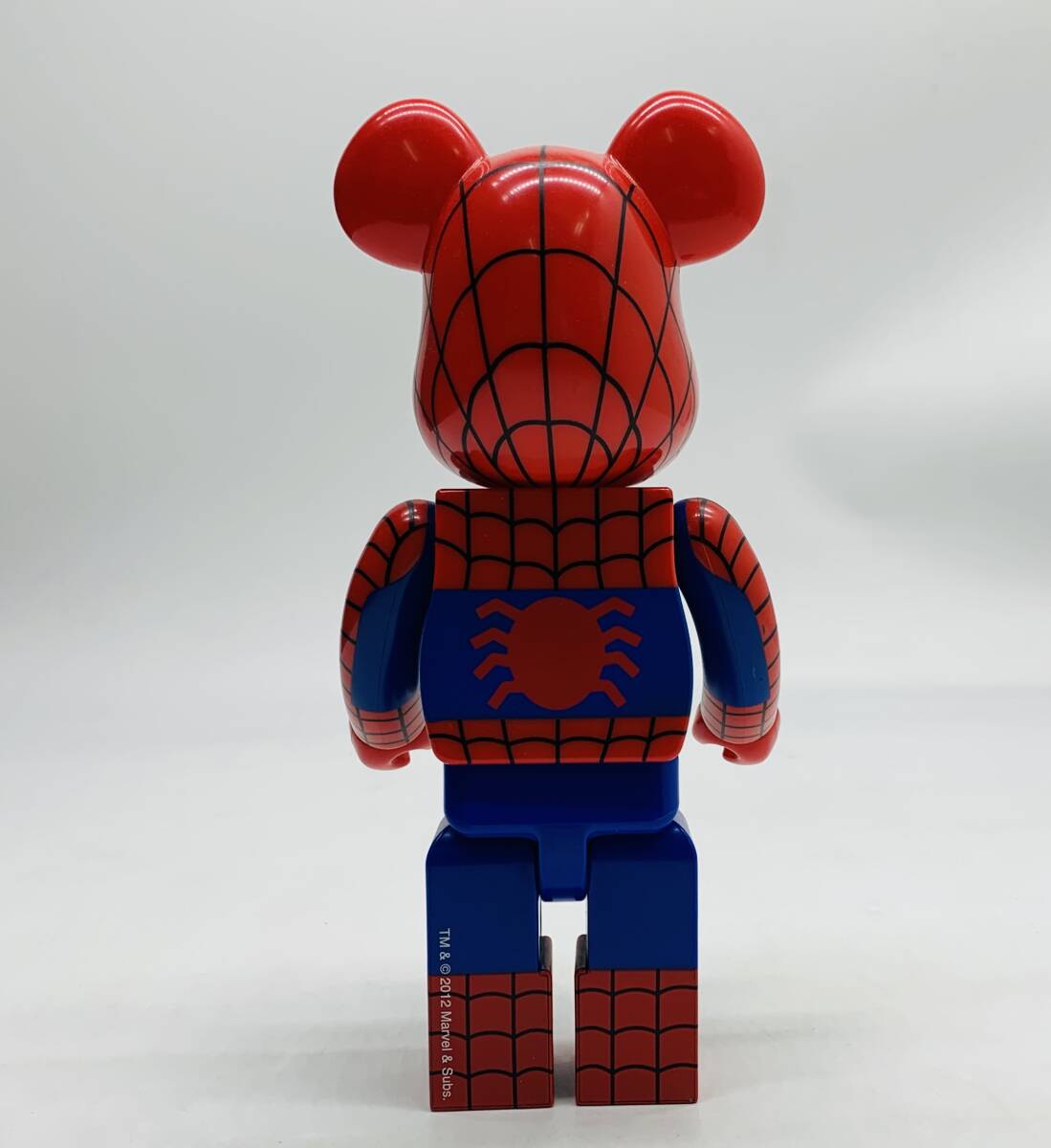 中古 Happyくじ 特賞 BE@RBRICK ベアブリック 400% スパイダーマン ※本体のみ・キズ多数の画像3