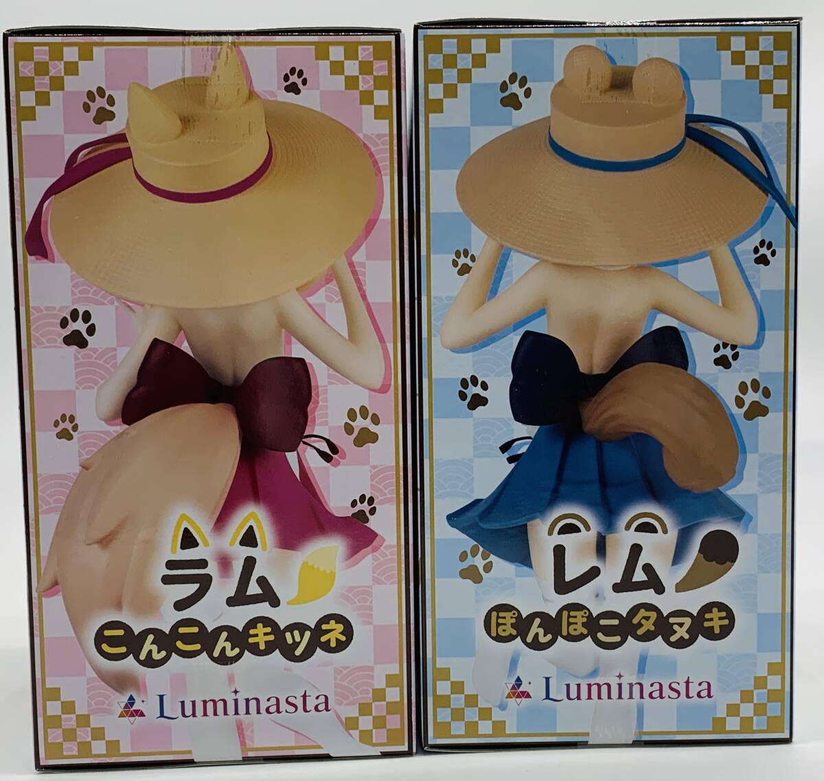  【A-181】 未開封 Re：ゼロから始める異世界生活 Luminasta レム ぽんぽこタヌキ ラム こんこんキツネ フィギュア 計26体セット リゼロの画像6