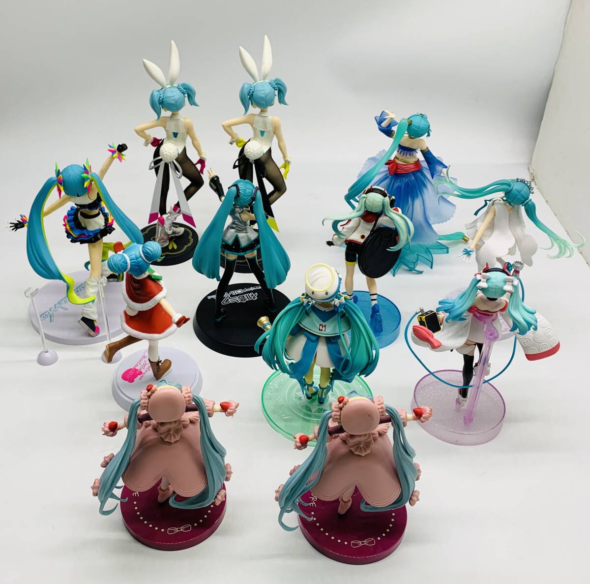 ジャンク 本体のみ 初音ミク プライズフィギュア まとめ売り BicuteBunnies SweetSweetsFigure など ※破損品有の画像2