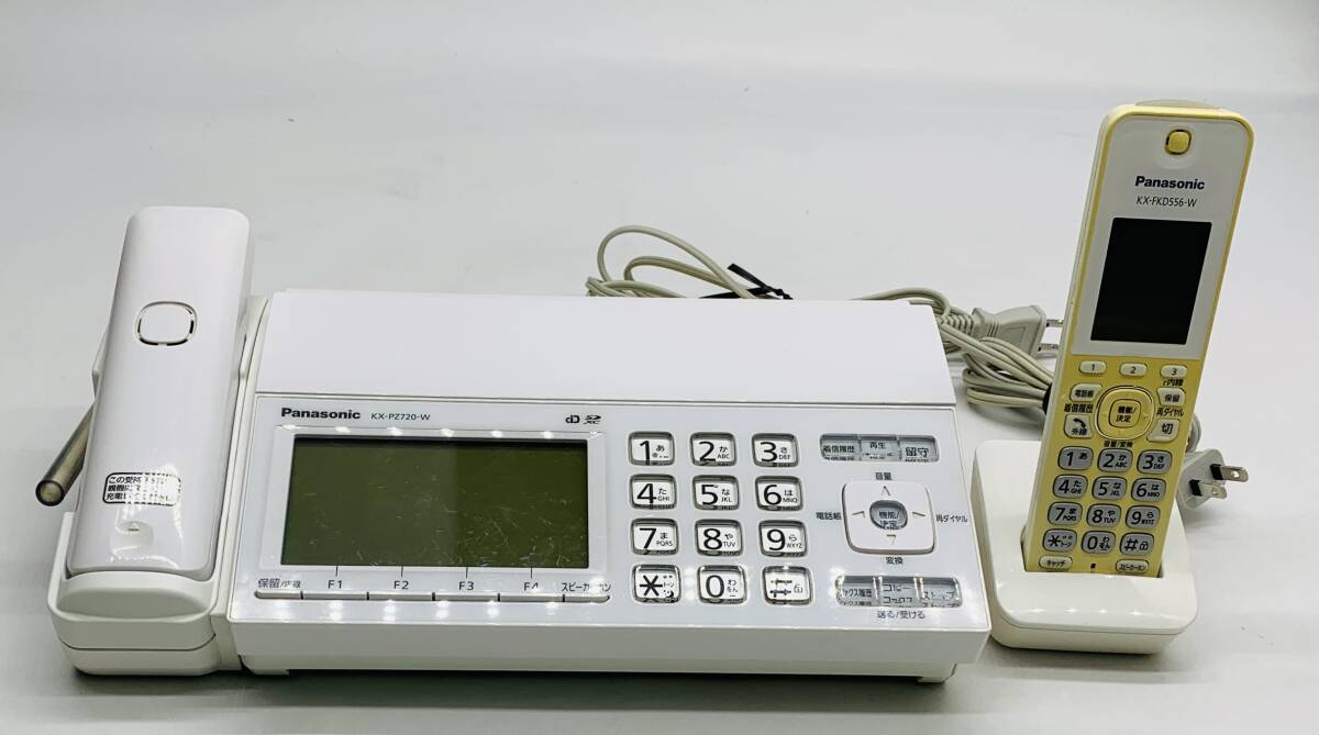 ジャンク Panasonic パナソニック パーソナルファックス おたっくす KX-PZ720W ※通電のみ確認の画像1