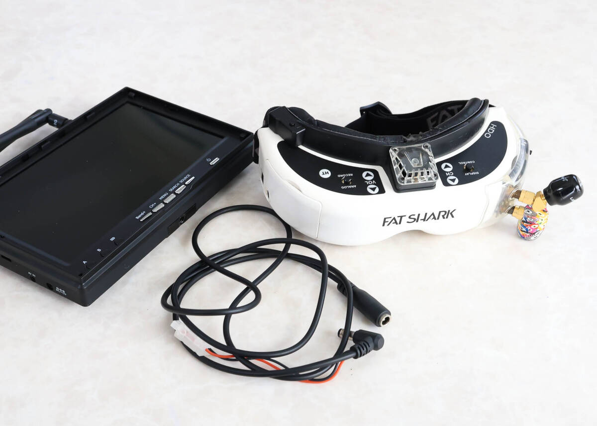 ☆☆FAT SHARK FPV ゴーグル HDO ☆中古品 ☆の画像1