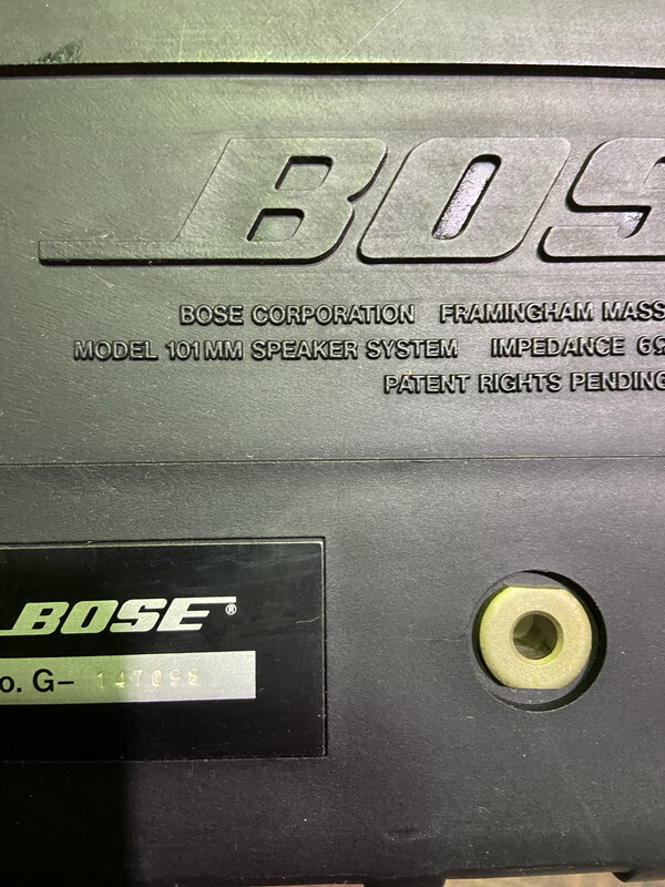 S-192◆BOSE 101MM ペアスピーカー Music Monitor System スピーカーシステム 音響機器_画像3
