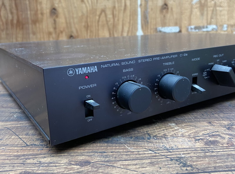 S-197◆1円～◆YAMAHA C-2a NATURAL SOUND STEREO PRE-AMPLIFIER ヤマハ プリアンプ 音響機器の画像1