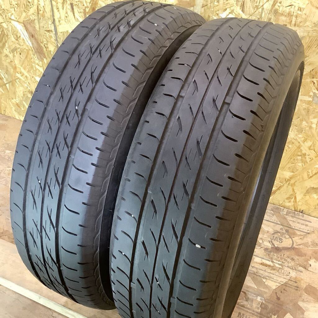 BRIDGESTONE NEXTRY ECOPIA ブリヂストン 175/65R15 夏 2021年製 2本セット 6〜7分山_画像1