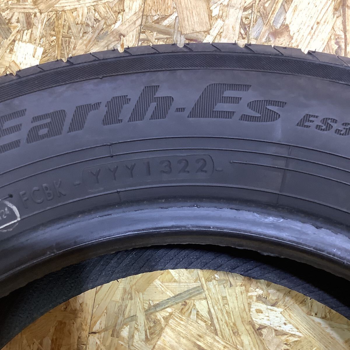 YOKOHAMA BluEarth-Es ES32 ヨコハマ 155/70R13 夏 2022年製 4本セット 6〜7分山_画像7