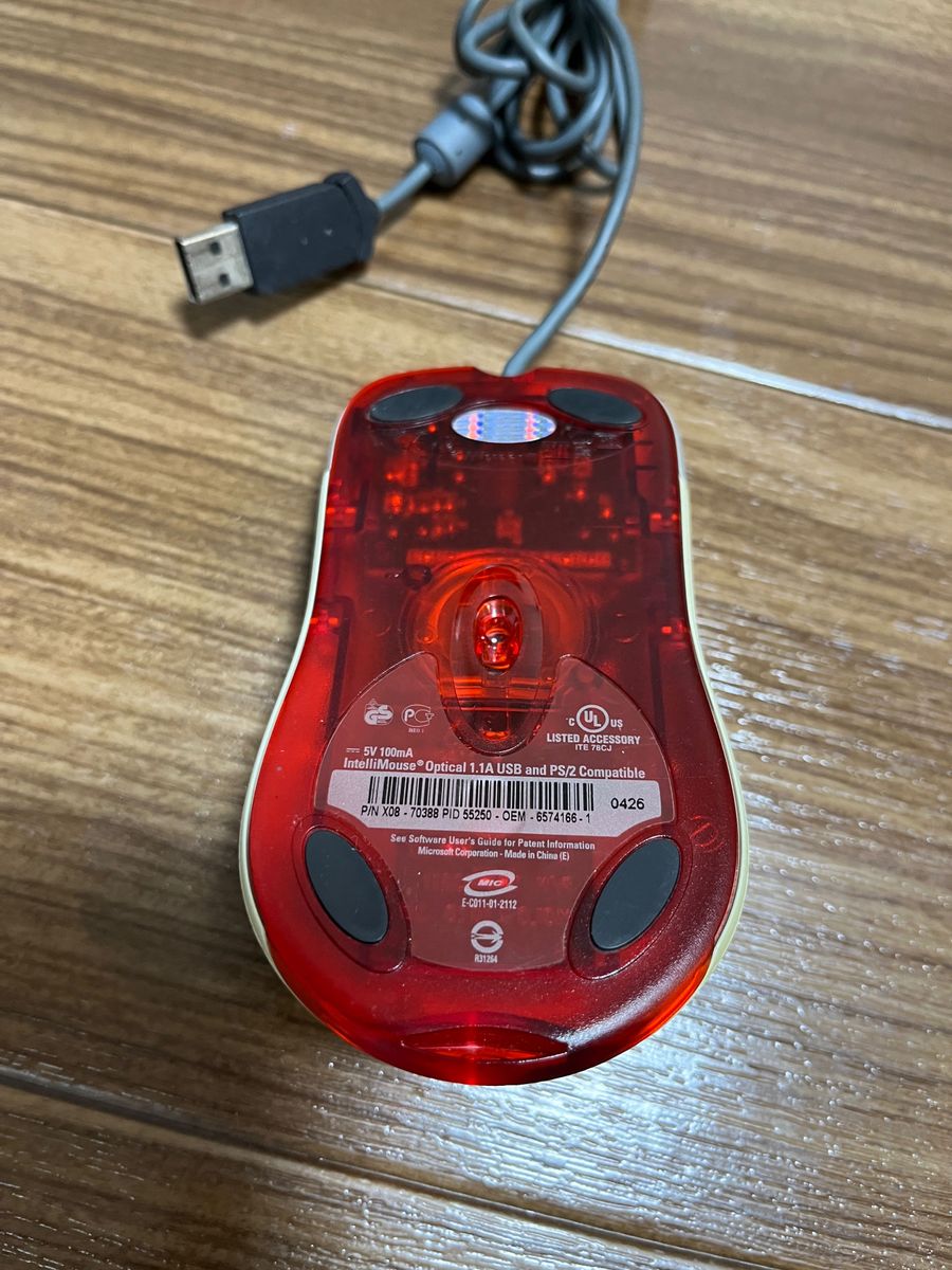 Microsoft IntelliMouse Optical インテリマウス