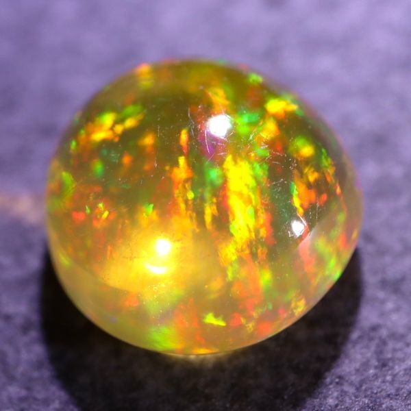 天然ファイアオパール メキシコ産 1.540ct 欧泊 宝石 ジュエリー 遊色 ファイヤーオパール 天然 墨西哥 loose jewelry fire opal_画像4