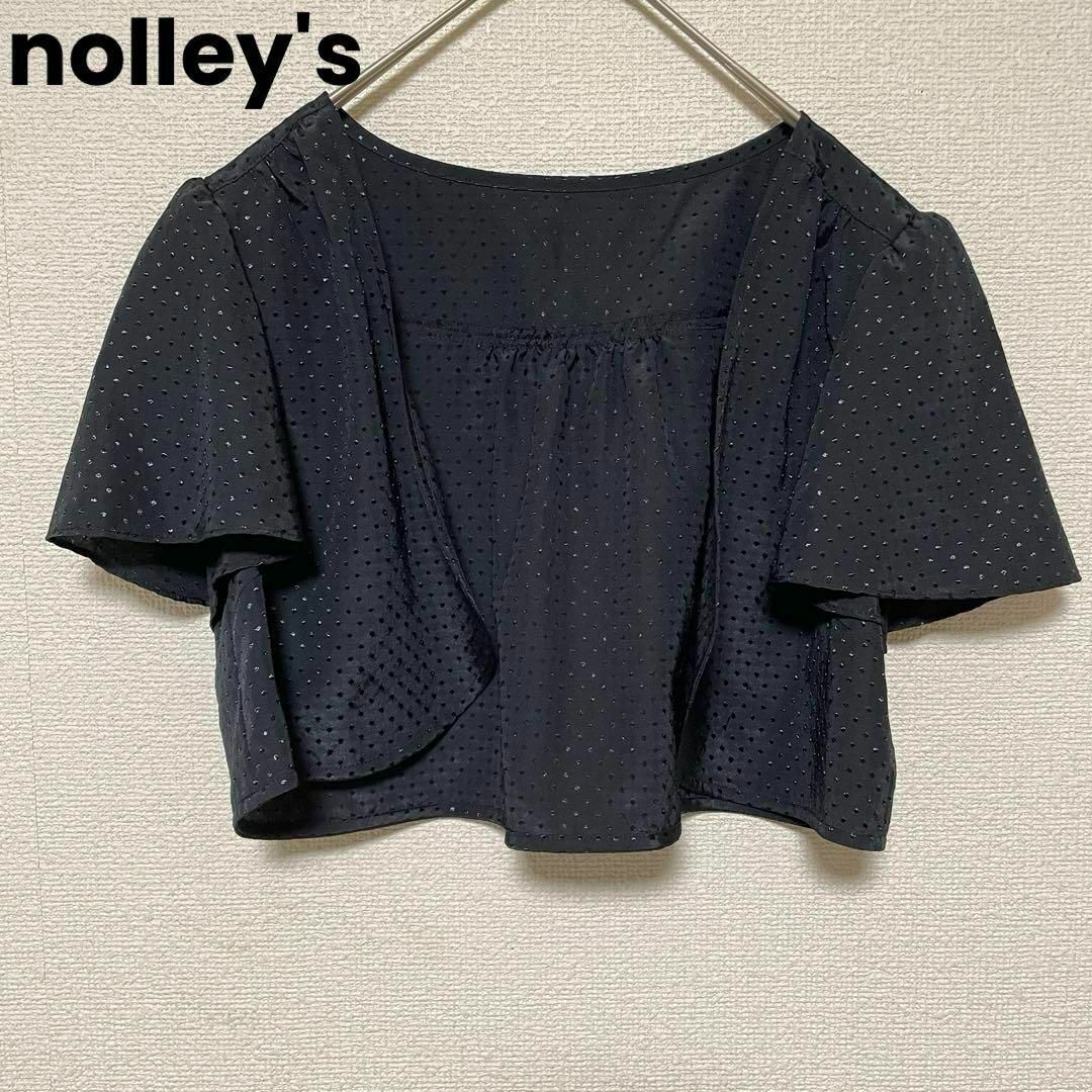 xx85 nolley's/ボレロ/ショートジャケット/ドット/レディース羽織り_画像1