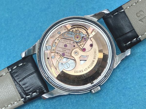 ☆ビンテージ オメガ/OMEGA CONSTELLATION 12角/コンステレーション/稼働品/Ref.4393.9.SC/尾錠付き ブラックミラーの画像5