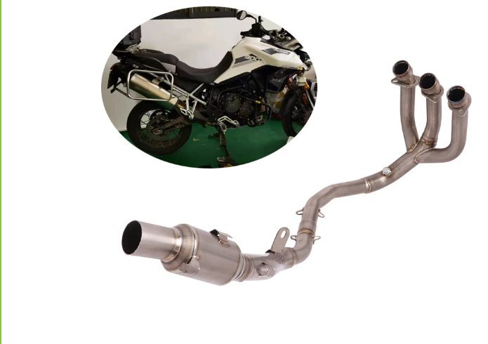 KO Lightning / titanium exhaust pipe exhaust pipe / Triumph Tiger 900 Tiger 850 2020-2021