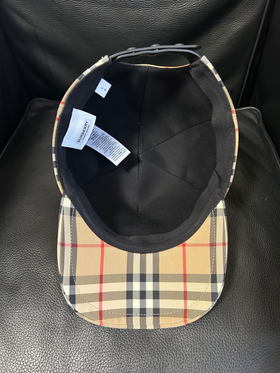 BURBERRY  London バーバリーキャップ ノバチェック  Lサイズ