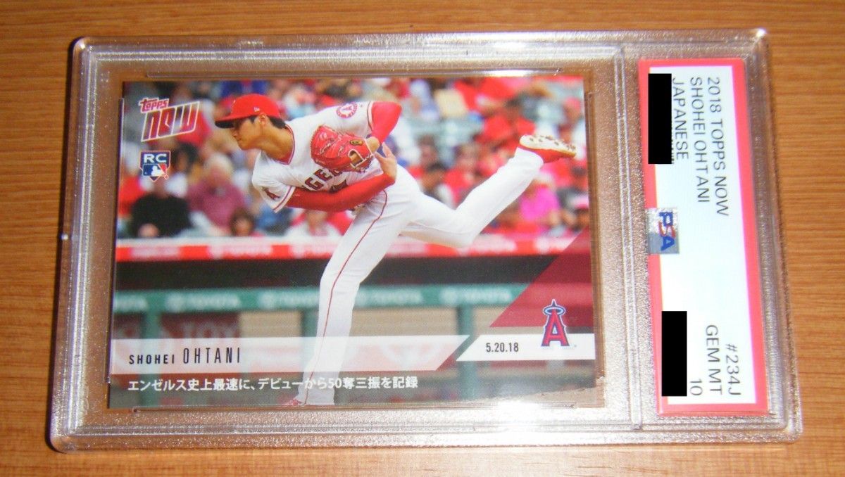大谷翔平2018ルーキーカード 大谷翔平 2018 Topps now ルーキーカード 234j