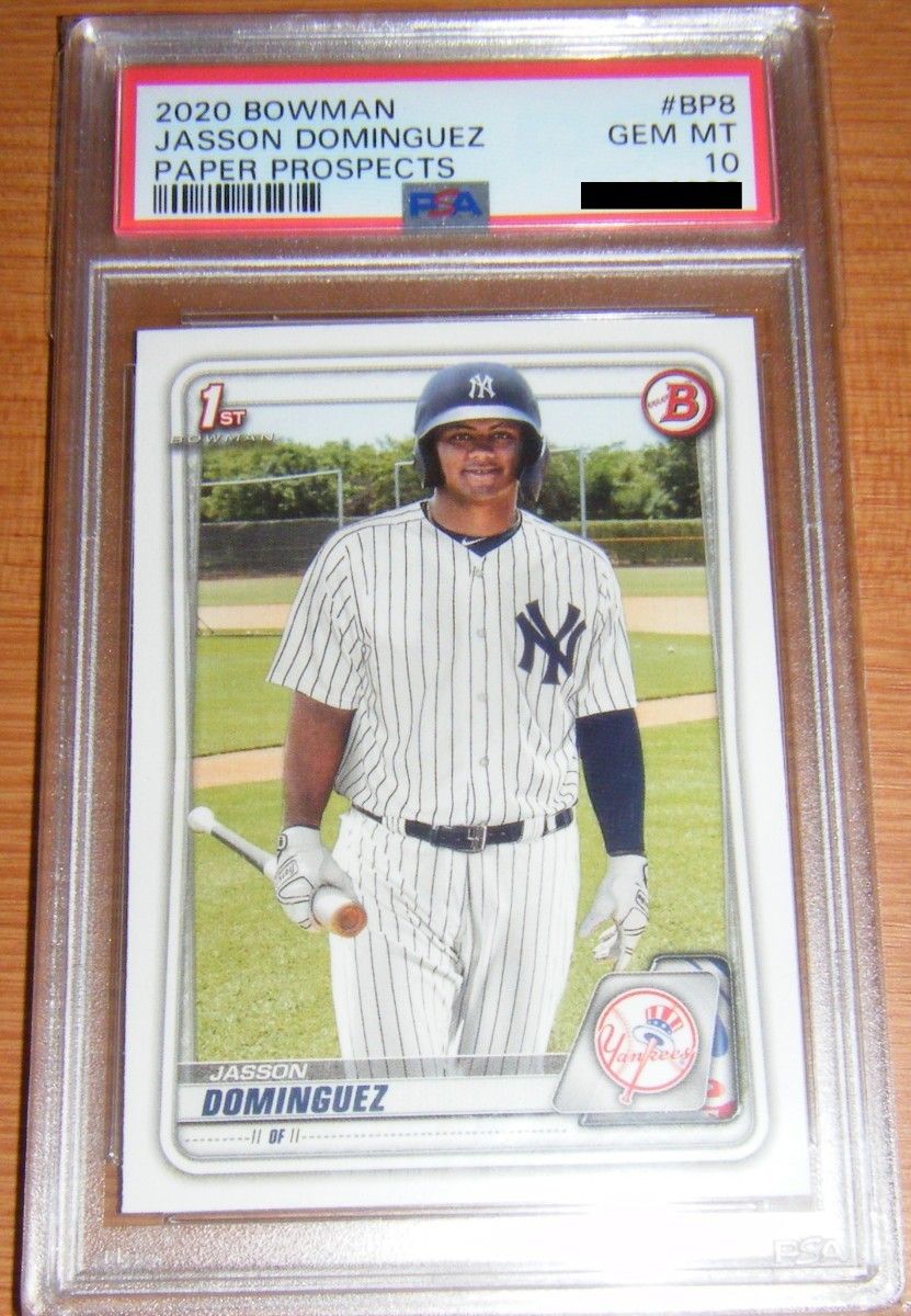 PSA10 最高評価 2020 Topps 1st Bowman Jasson Dominguez ジェイソン・ドミンゲス