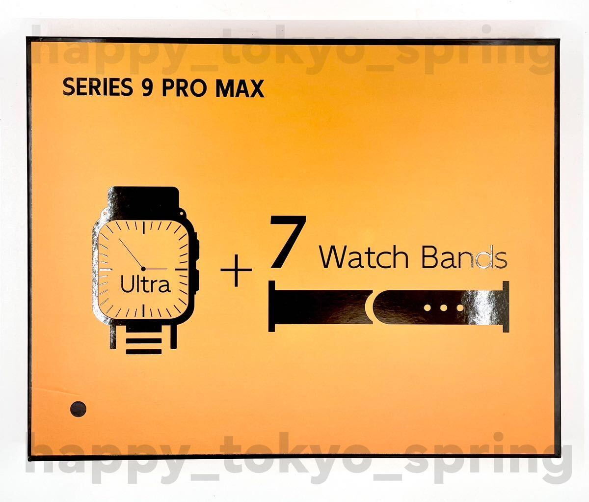 新品 Watch9 Pro Max 大画面 バンド7種類 スマートウォッチ 通話 音楽 多機能 健康 血中酸素 血圧 Apple Watch9 代替品の画像4