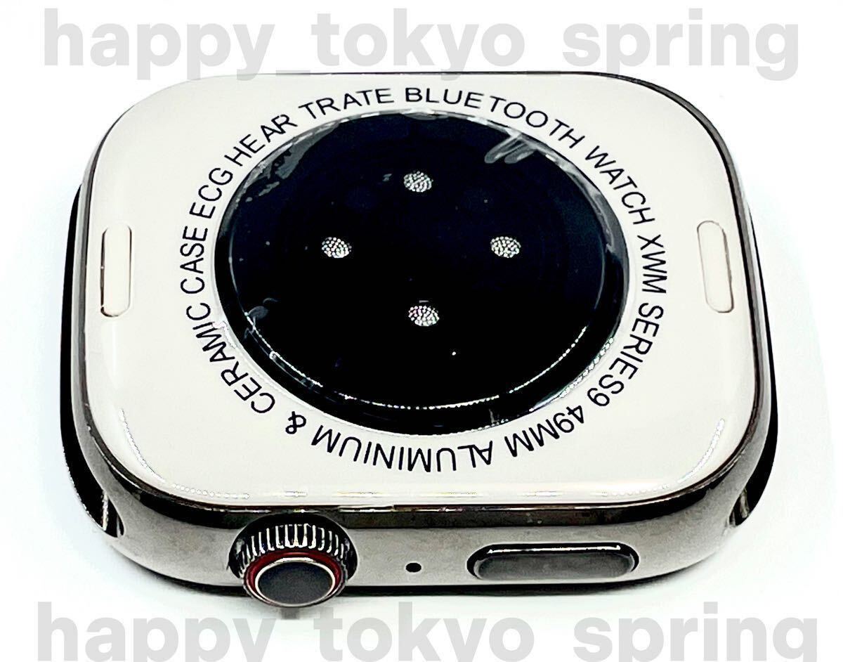 新品 Apple Watch 代替品 2.3インチ 大画面 スマートウォッチ 音楽 多機能 Watch9 健康 スポーツ 防水 血中酸素 android 血圧 iphone 睡眠_画像7