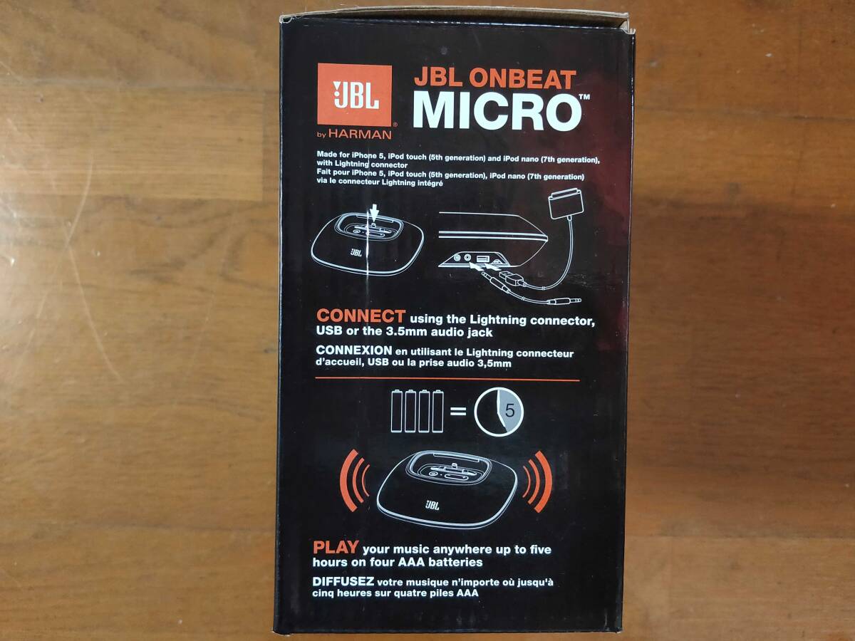 JBL 「 JBL ONBEAT MICRO 」 PORTABLE SPEAKER DOCKの画像3