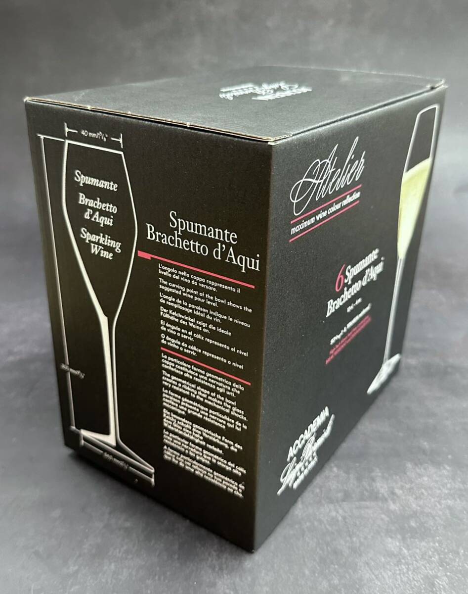 【☆新品☆上質☆】ルイジボルミオリ ブラケットダックイ シャンパンワイングラスの画像4