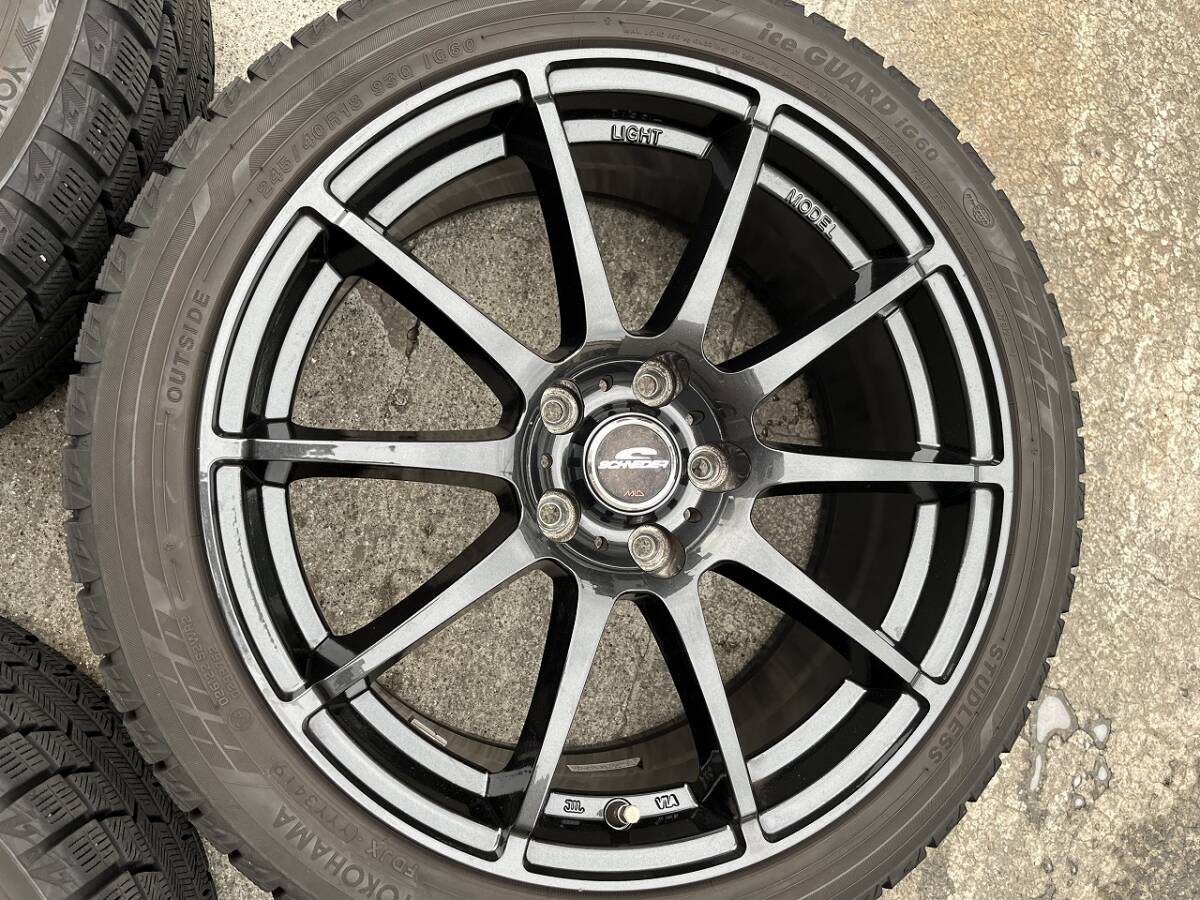 VAB WRX エーテック SCHNEDER 18インチ アルミホイール4本セットの画像5