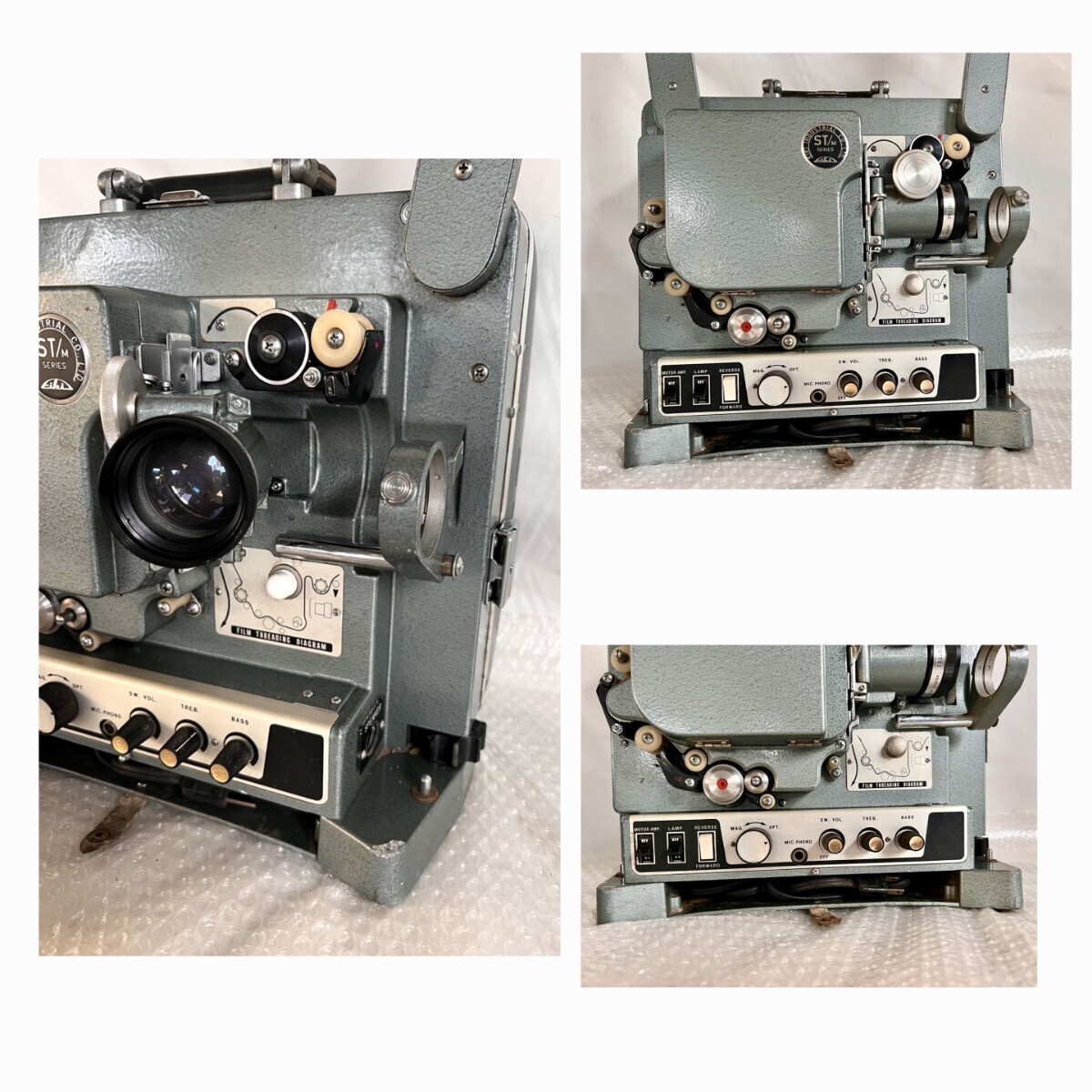 F664 ★EIKI SOUND エイキ 映写機 MODEL M-2 昭和レトロ ジャンク品の画像8