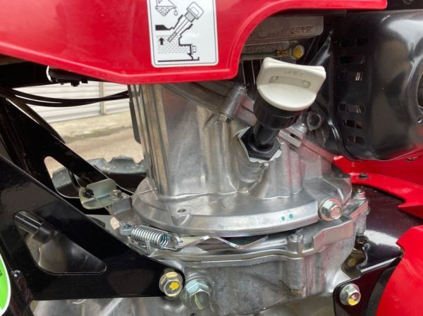 新潟 ホンダ 管理機 FF500 サラダ 最大 5.5馬力 一軸正逆 リコイル ガソリン 移動車輪 歩行型 耕耘機 耕運機 中古の画像5