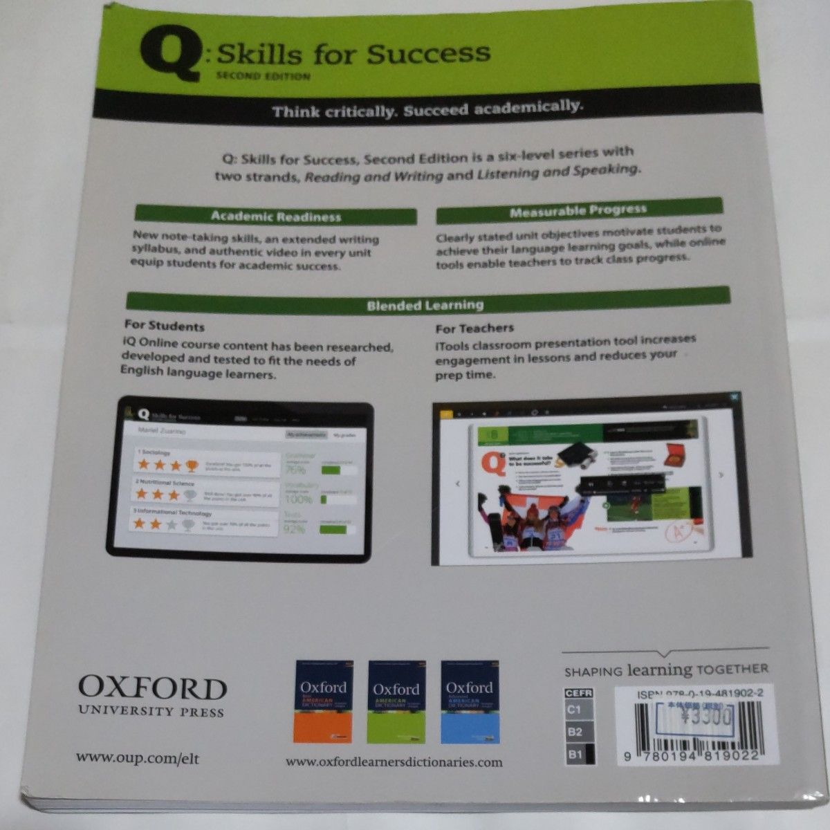 Skills for Success  READING AND WRITING 3